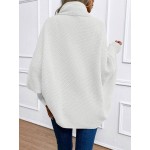 Essnce Batwing Sleeve Open Front Cardigan For Dailywear