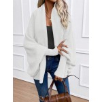 Essnce Batwing Sleeve Open Front Cardigan For Dailywear