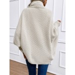 Essnce Women s Solid Color Casual Bat Wing Cardigan