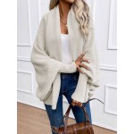 Essnce Women s Solid Color Casual Bat Wing Cardigan