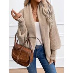 Essnce Batwing Sleeve Open Front Cardigan