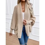 Essnce Batwing Sleeve Open Front Cardigan