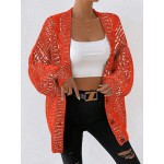 Unity Solid Color Drop Shoulder Buttoned Cardigan