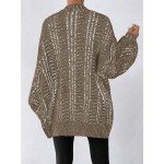 Essnce Button Front Drop Shoulder Cardigan