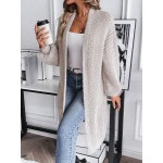 Essnce Drop Shoulder Open Front Cardigan