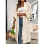 Essnce Women s Plain Long Sleeve Cardigan Casual Top